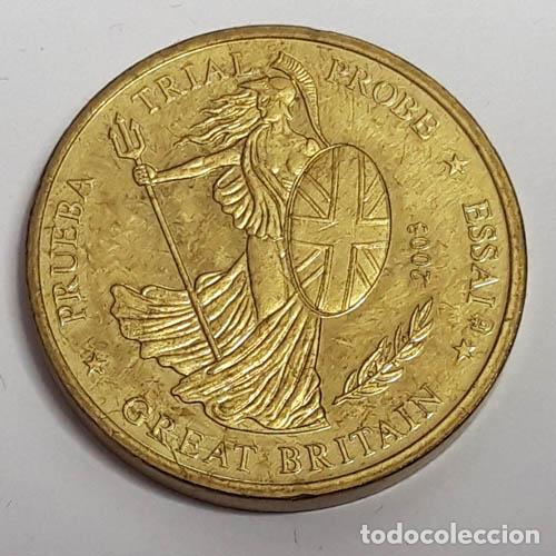 Monedas antiguas de Europa: GREAT BRITAIN, 20 EURO CENT, 2003, PRUEBA SPECIMEN