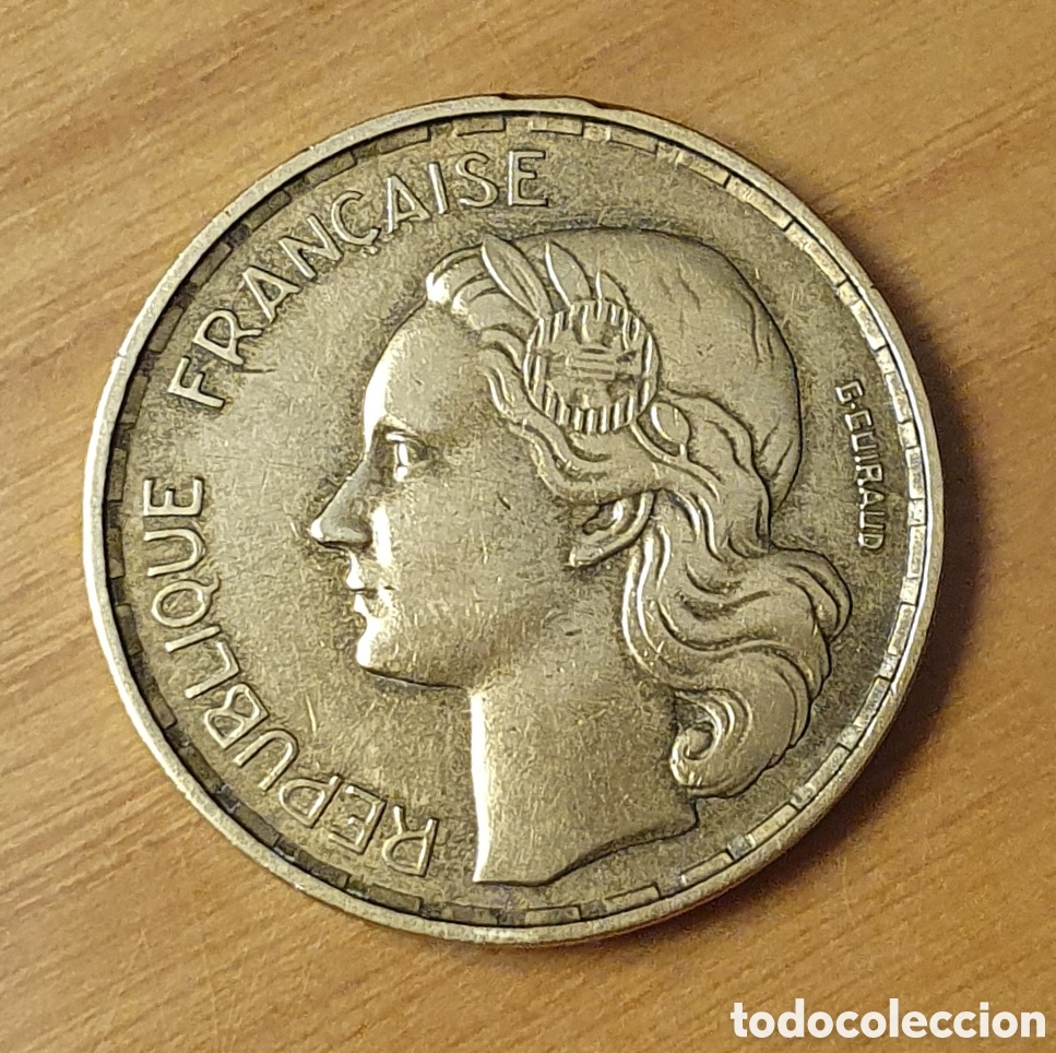 Monedas antiguas de Europa: FRANCIA 50 FRANCOS 1950 PAR&Iacute;S