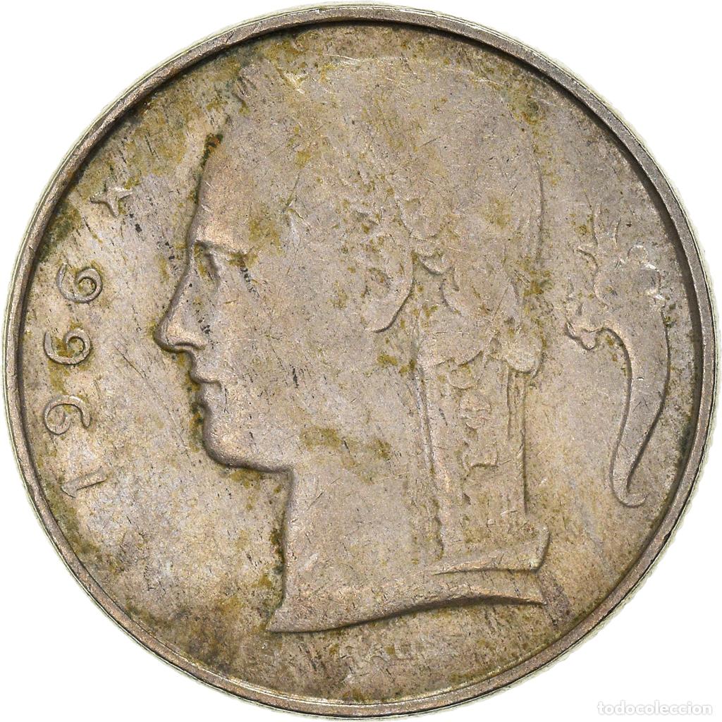 Monedas antiguas de Europa: [#966515] Moneda, B&eacute;lgica, 5 Francs, 5 Frank, 1966
