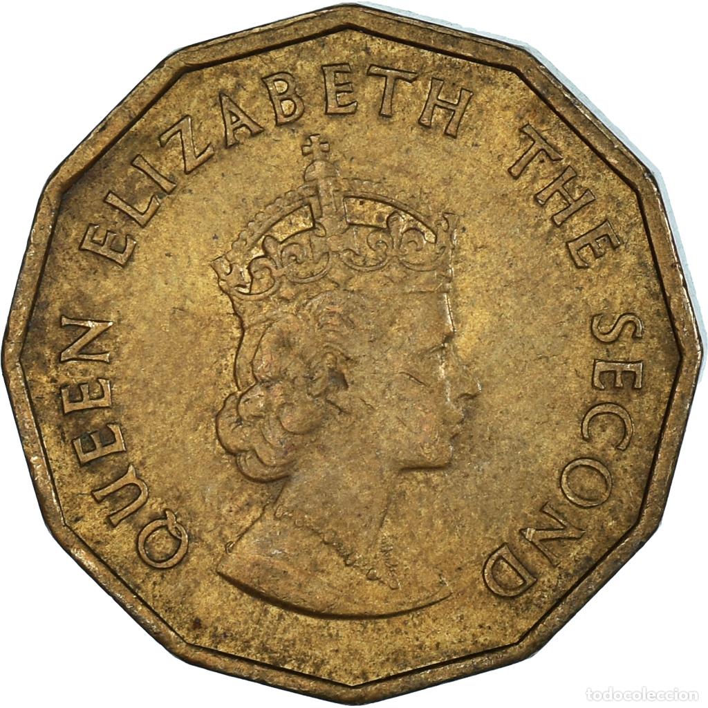 Monedas antiguas de Europa: [#1498670] Moneda, Jersey, 1/4 Shilling, 3 Pence, 1966
