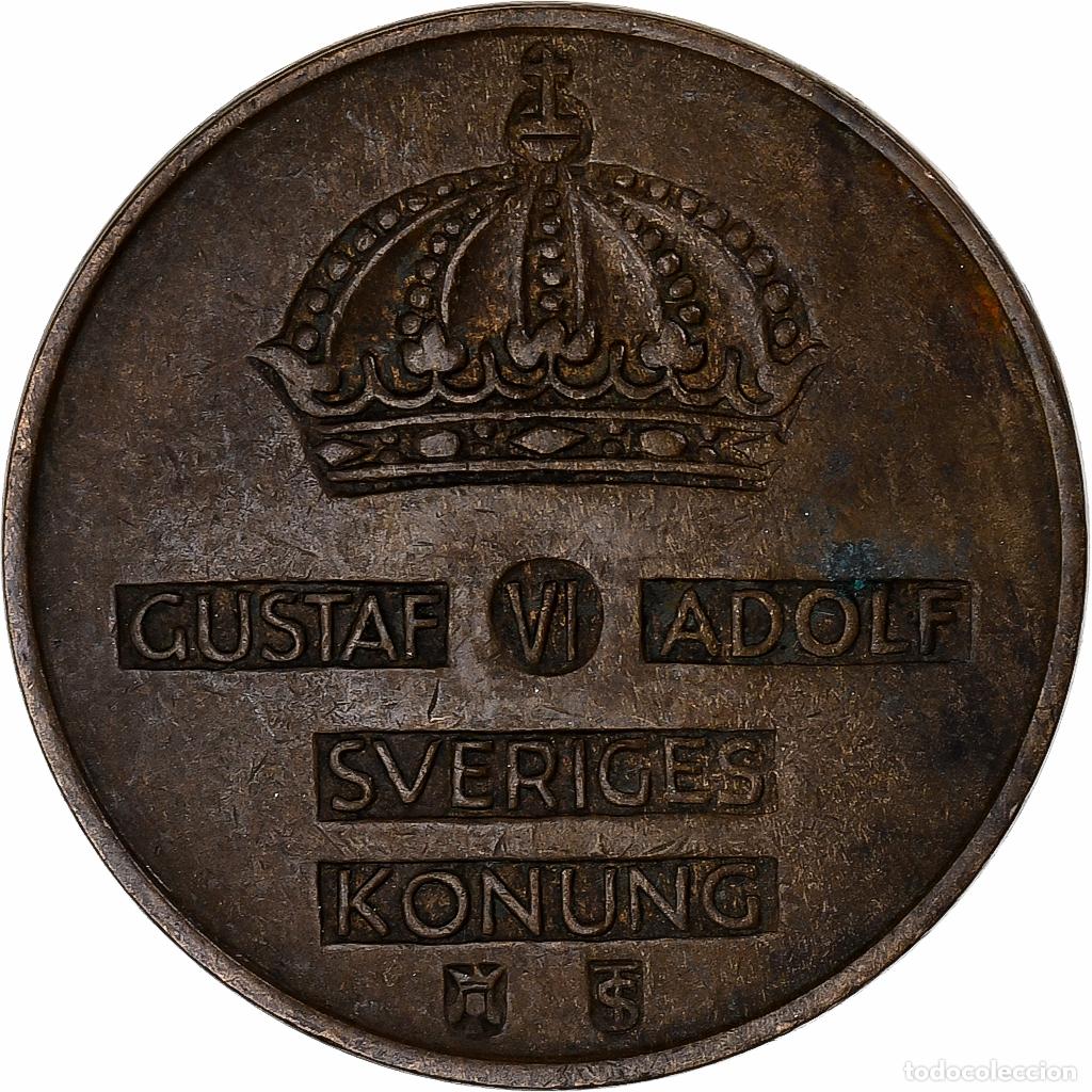 Monedas antiguas de Europa: [#1384701] Suecia, 5 &Ouml;re, 1958