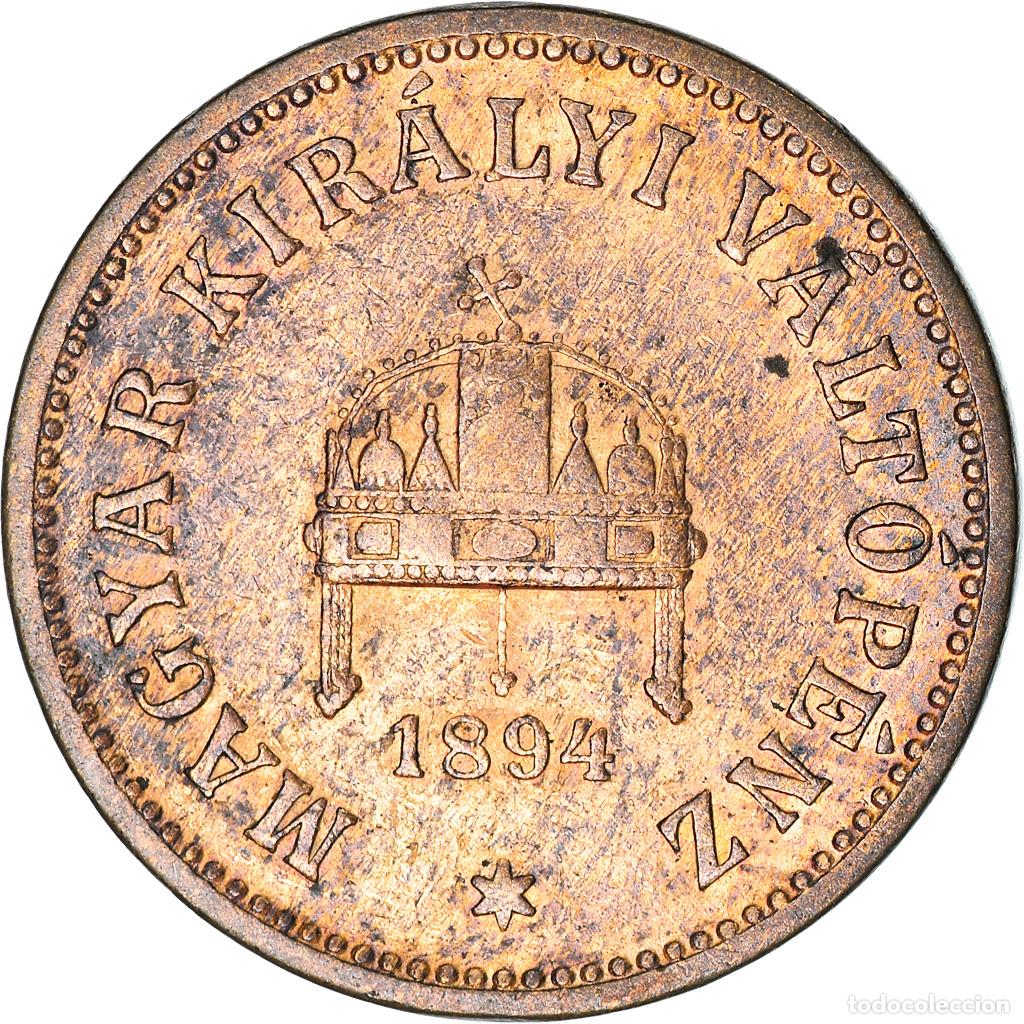 Monedas antiguas de Europa: [#838044] Moneda, Hungr&iacute;a, Franz Joseph I, 2 Filler, 1894, Kormoczbanya, MBC, Bronce