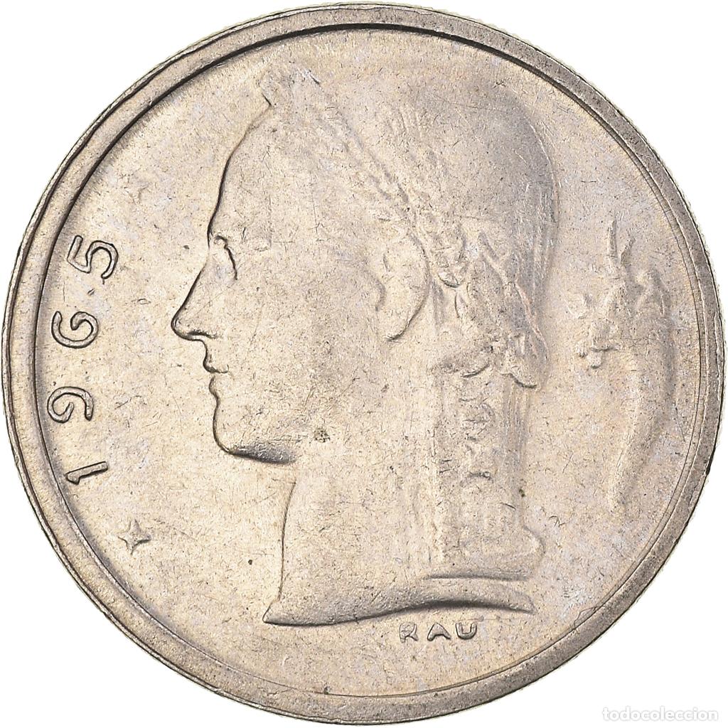 Monedas antiguas de Europa: [#1031429] Moneda, B&eacute;lgica, Franc, 1965, BC+, Cobre - n&iacute;quel, KM:143.1