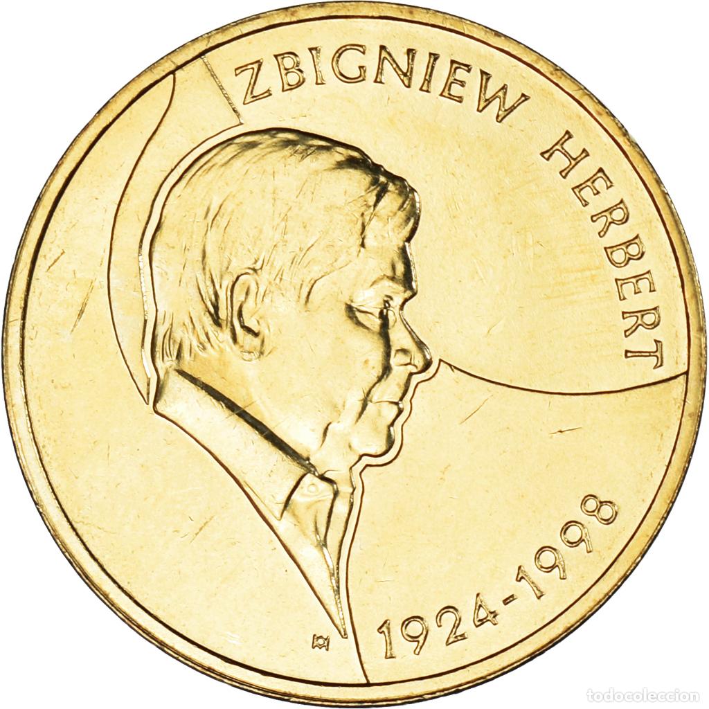 Monedas antiguas de Europa: [#1149255] Moneda, Polonia, 2 Zlote, 2008, Warsaw, Zbigniew Herbert, SC, Lat&oacute;n, KM:634