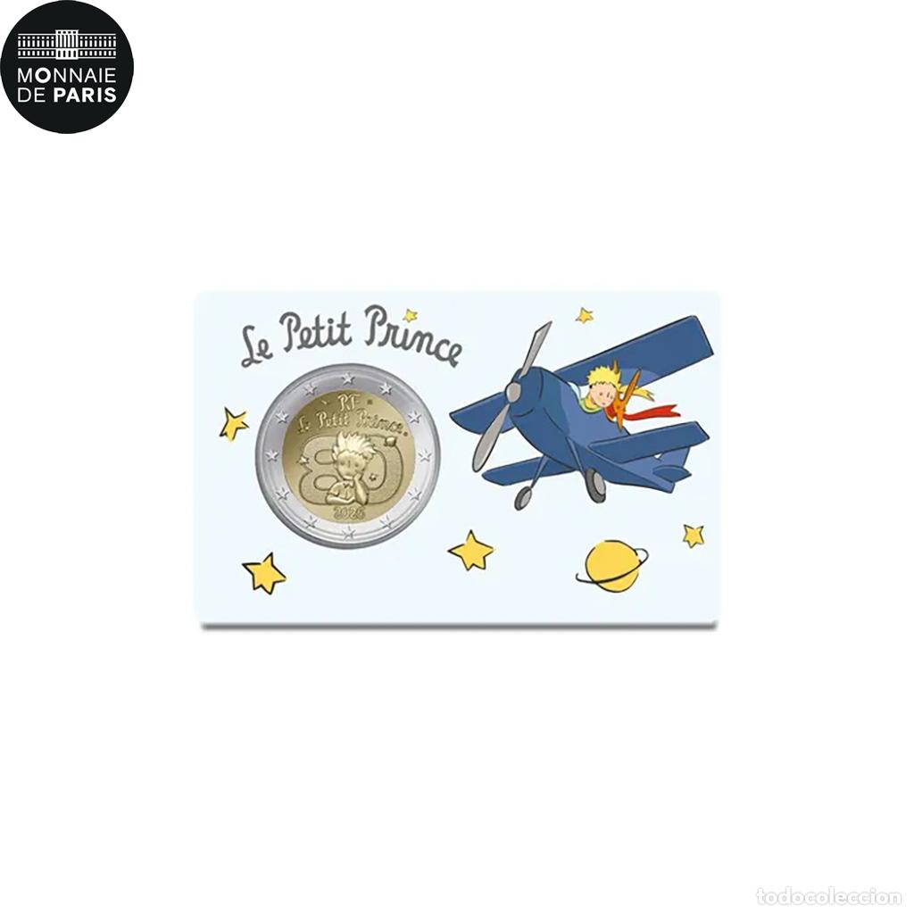 Monedas antiguas de Europa: [#475375] Francia, 2 Euro, Le Petit Prince - L'Avion, 2026, Monnaie de Paris, Bimet&aacute;lico