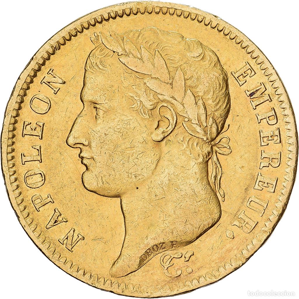 Monedas antiguas de Europa: [#1202741] Francia, 40 Francs, Napol&eacute;on I, 1811, Paris, Oro, MBC, KM:696.1