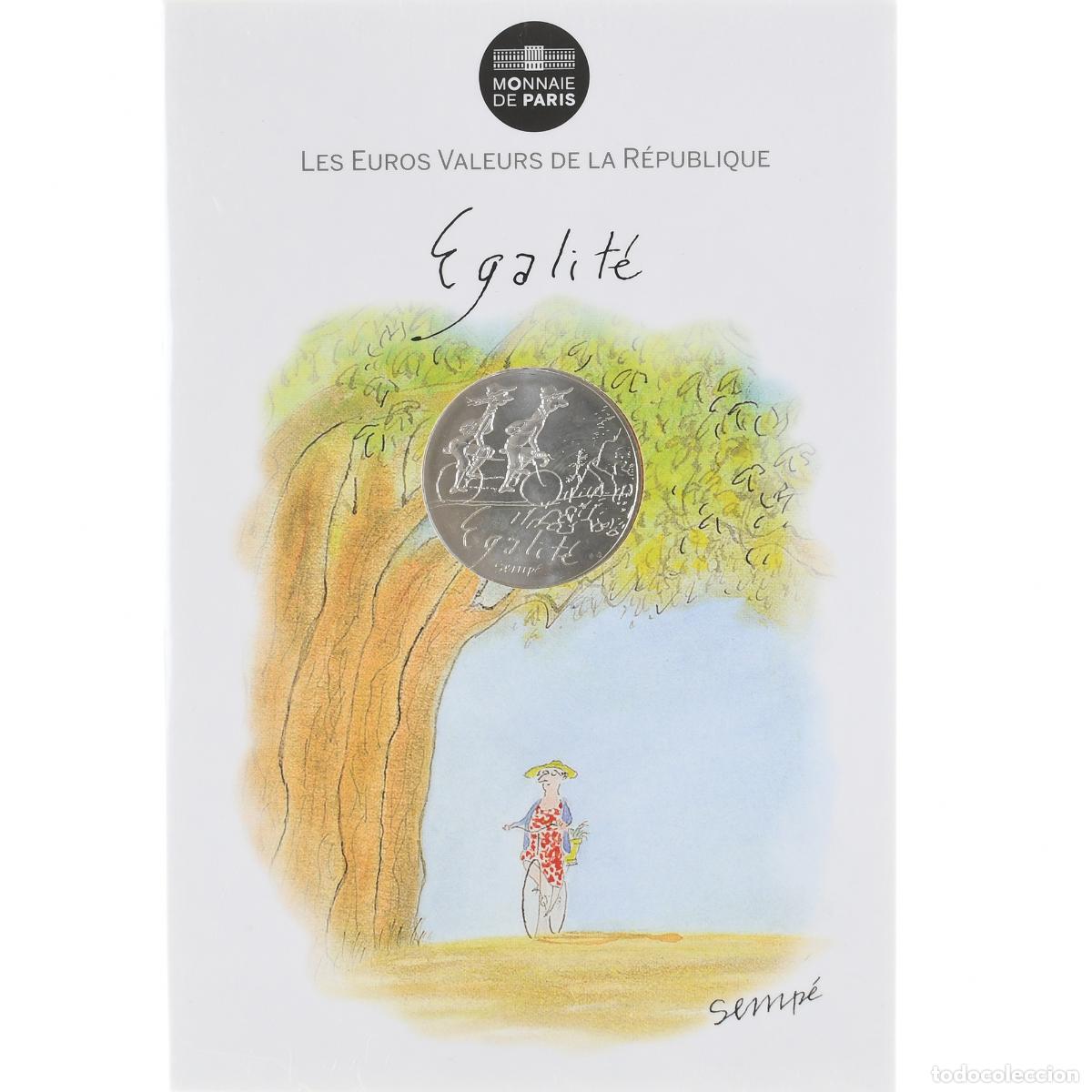 Monedas antiguas de Europa: [#347147] Francia, 10 Euro, Semp&eacute; - &Eacute;galit&eacute; - Printemps, 2014, Monnaie de Paris, BU