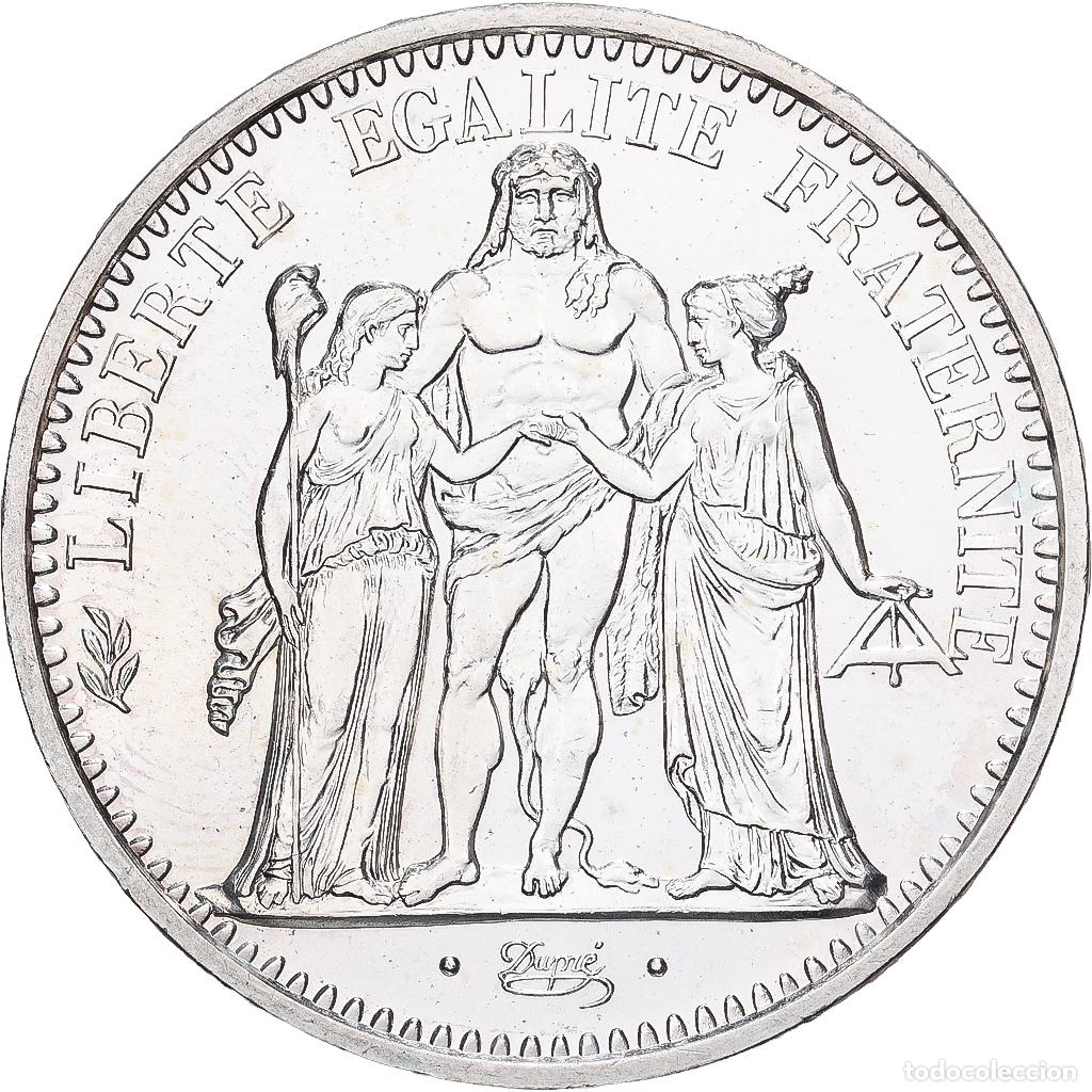Monedas antiguas de Europa: [#138437] Francia, 10 Francs, Hercule, 1973, MDP, Plata, SC, Gadoury:813