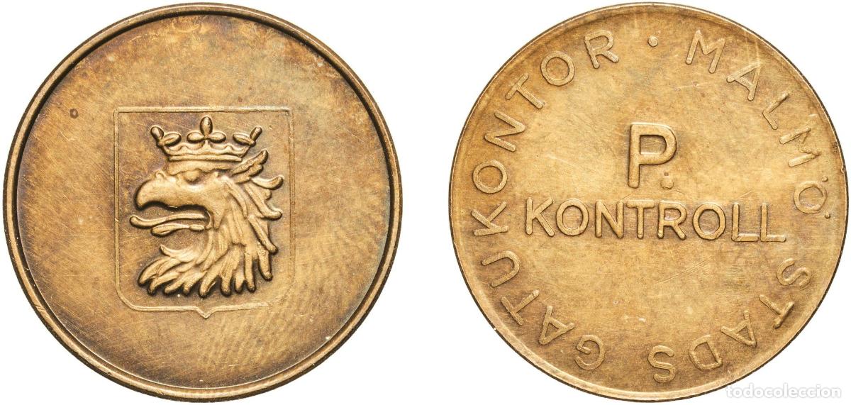 Monedas antiguas de Europa: Token - Malm&ouml; Stads Gatukontor