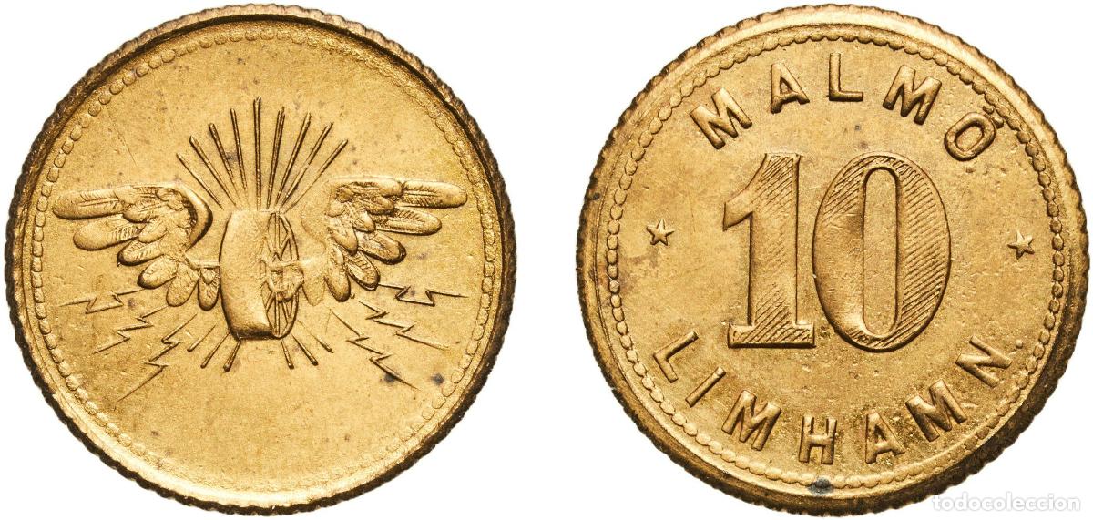 Monedas antiguas de Europa: Token - Malm&ouml; Limhamn