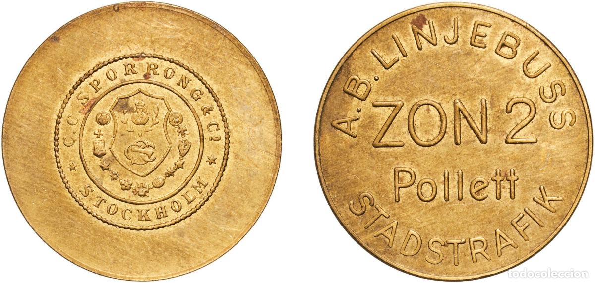 Monedas antiguas de Europa: Token - A.B. LINJEBUSS
