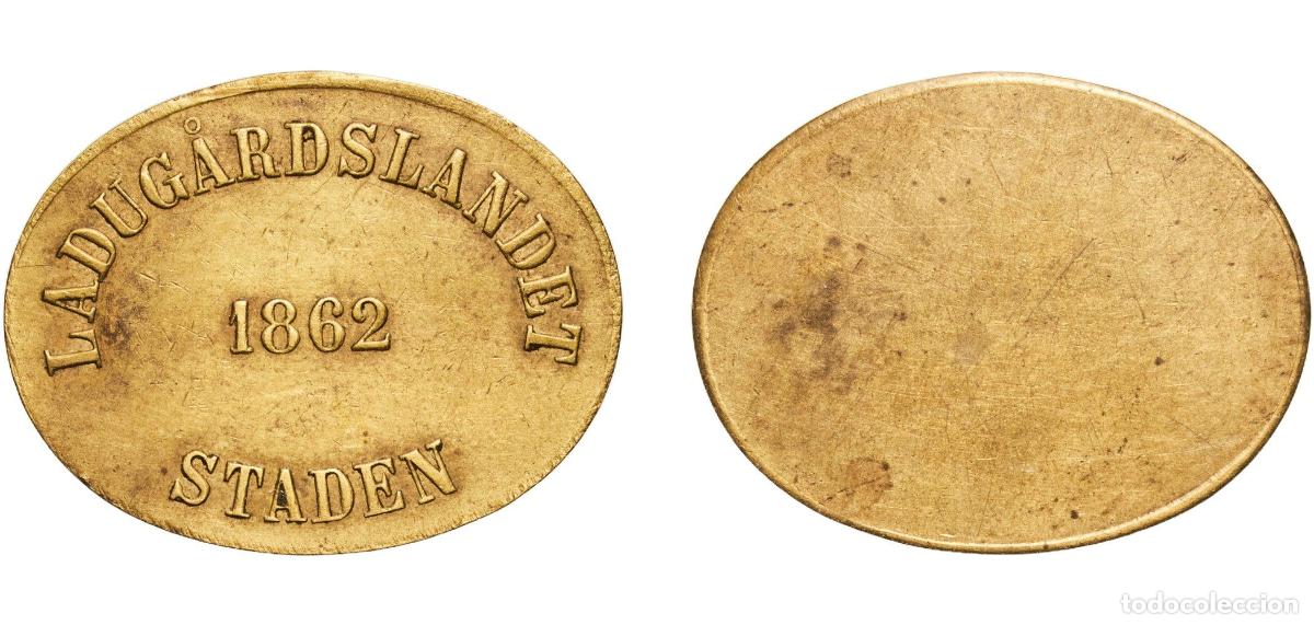 Monedas antiguas de Europa: Token - LADUG&Aring;RDSLANDET STADEN