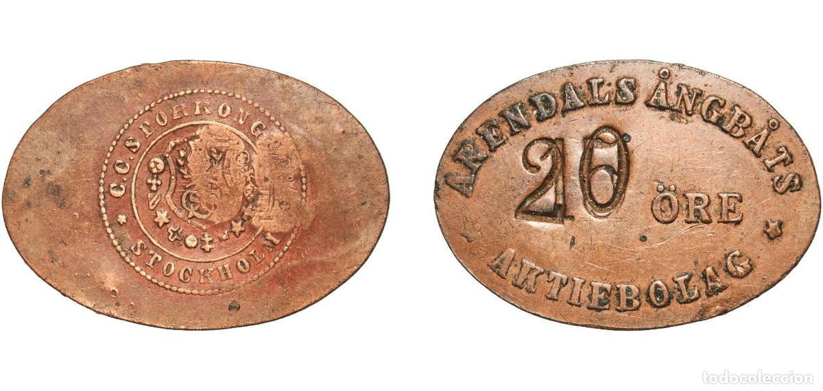 Monedas antiguas de Europa: Token - Arendals &Aring;ngb&aring;ts Aktiebolag