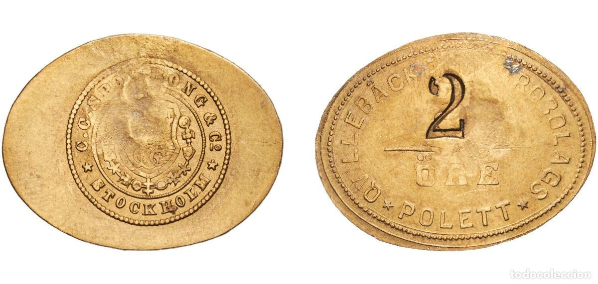 Monedas antiguas de Europa: Token - Qvilleb&auml;ckens Brobolag