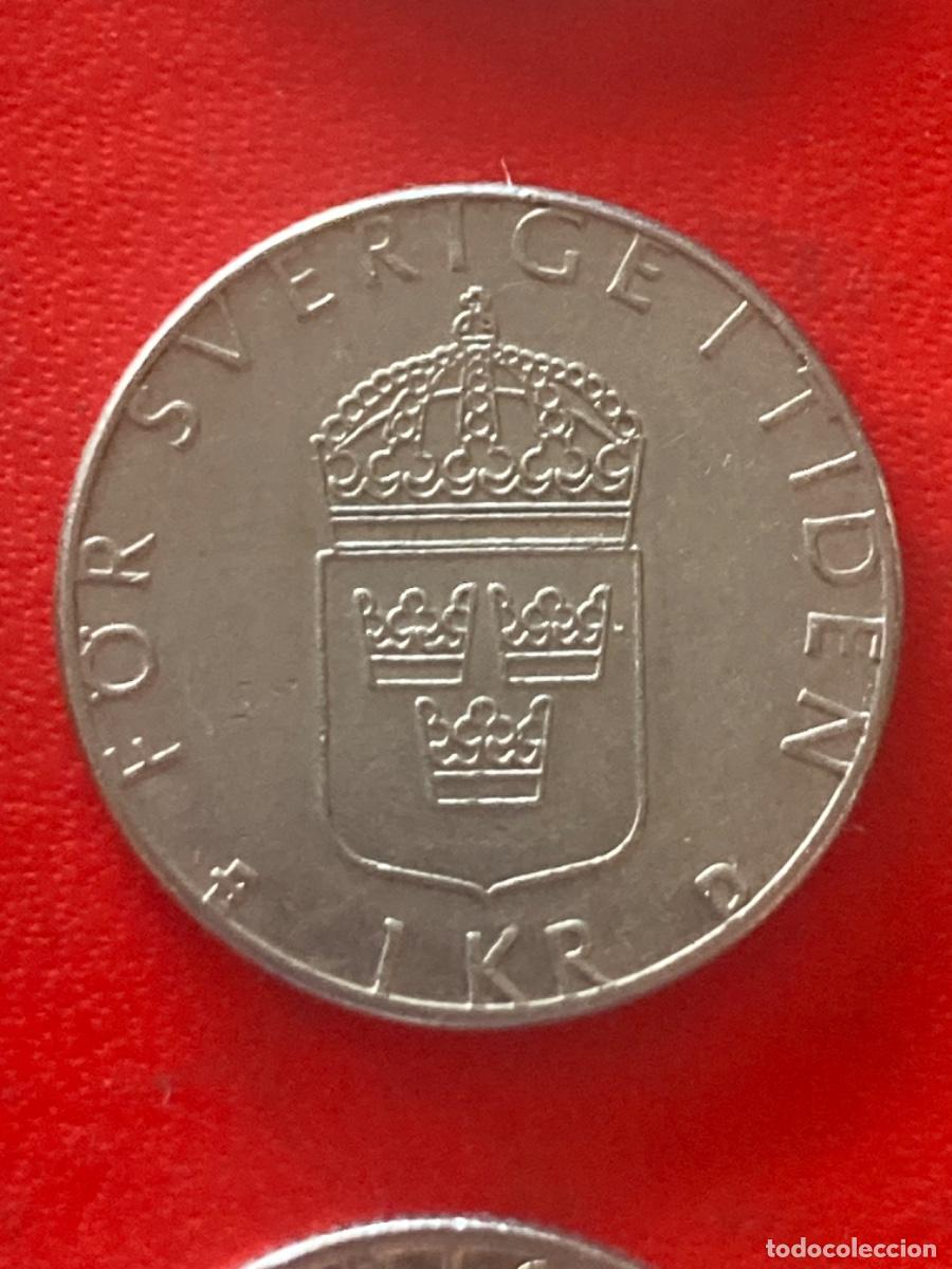 Monedas antiguas de Europa: Gedenkm&uuml;nze Umlaufm&uuml;nze Schweden 1 Krone 1989