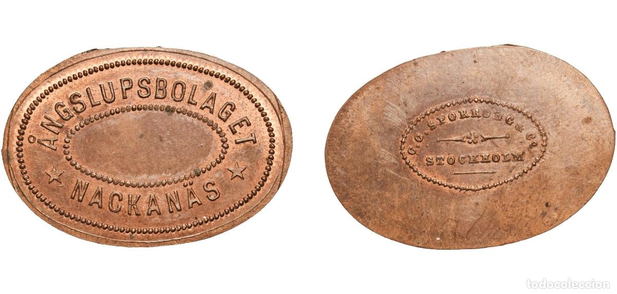 Monedas antiguas de Europa: Token - &Aring;ngslupsbolaget Nackan&auml;s