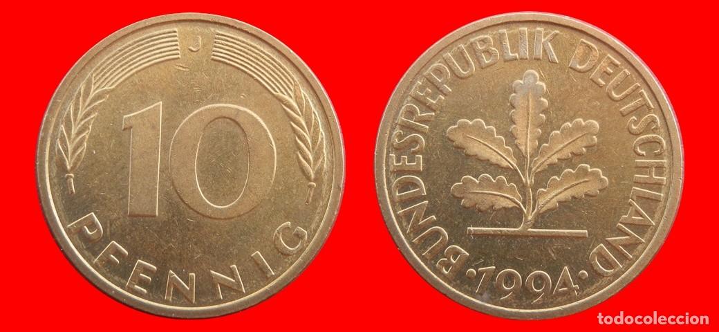 Monedas antiguas de Europa: 10 PFENNIG 1994-J BRD ALEMANIA-154688