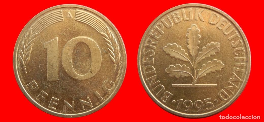 Monedas antiguas de Europa: 10 PFENNIG 1995-A BRD ALEMANIA-154689