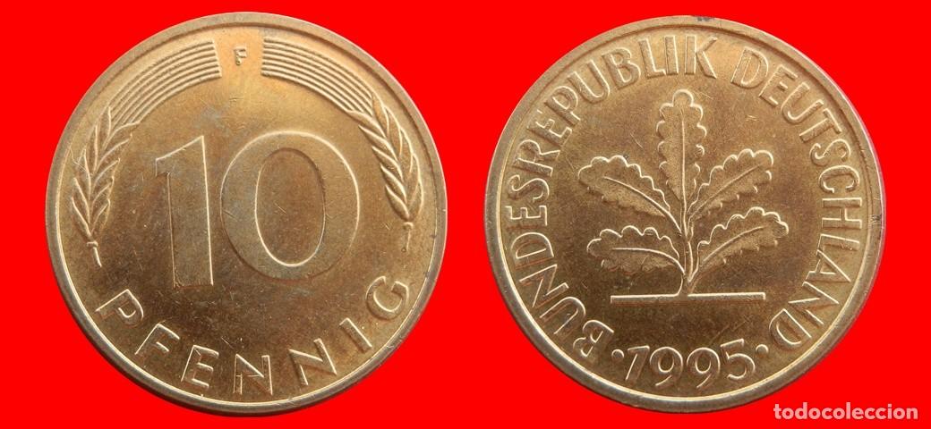 Monedas antiguas de Europa: 10 PFENNIG 1995-F BRD ALEMANIA-154691