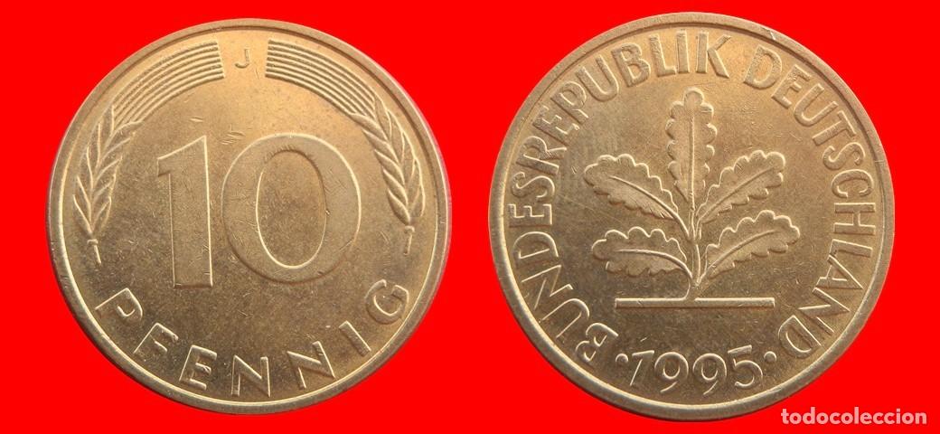 Monedas antiguas de Europa: 10 PFENNIG 1995-J BRD ALEMANIA-154693
