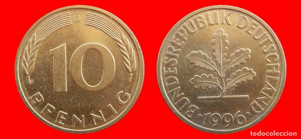 Monedas antiguas de Europa: 10 PFENNIG 1996-J BRD ALEMANIA-154698