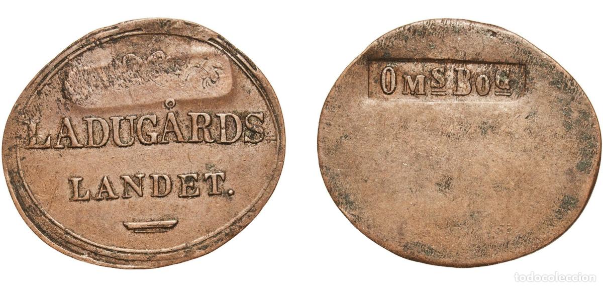 Monedas antiguas de Europa: Token - LADUG&Aring;RDS LANDET, Omnibus-Bolag