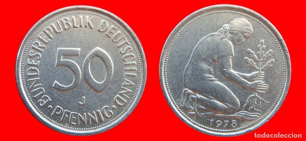 Monedas antiguas de Europa: 50 PFENNIG 1978-J BRD ALEMANIA-154720