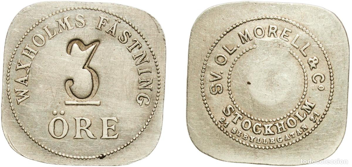 Monedas antiguas de Europa: Token - Waxholms F&auml;stning - Foto 1
