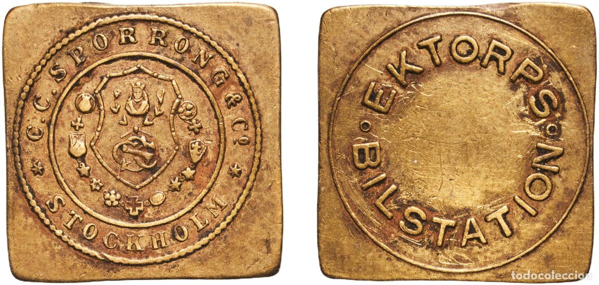 Monedas antiguas de Europa: Token - EKTORPS BILSTATION
