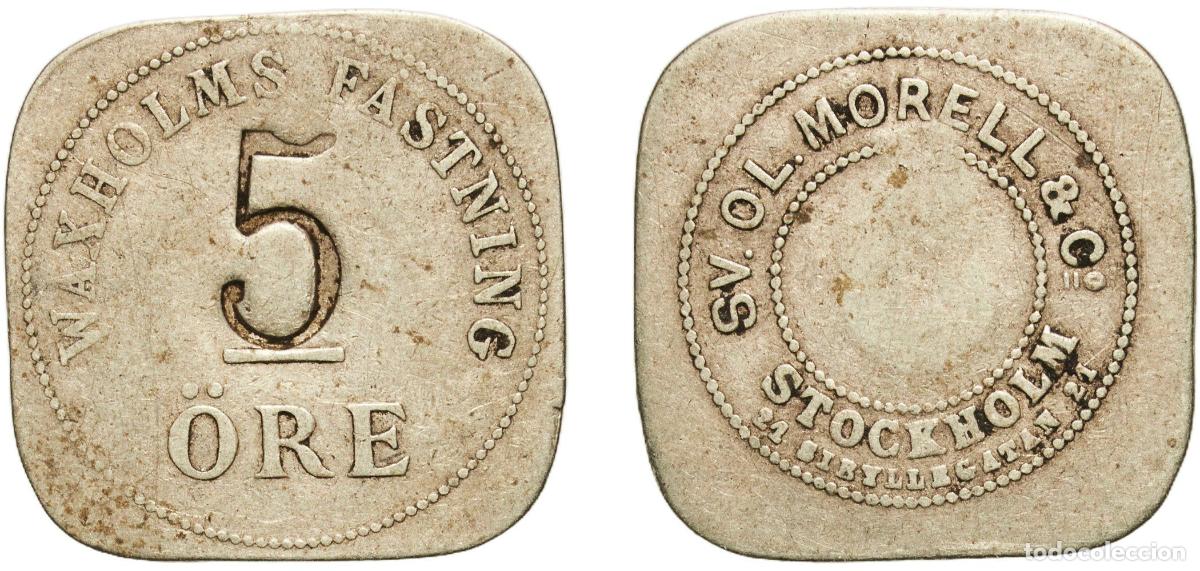 Monedas antiguas de Europa: Token - Waxholms F&auml;stning