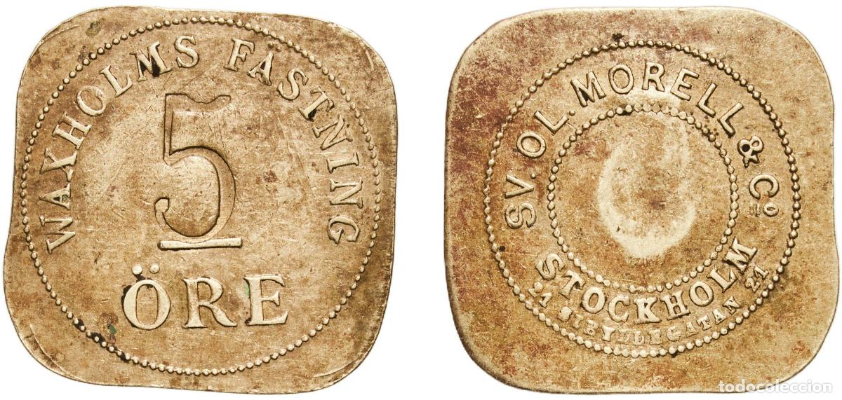 Monedas antiguas de Europa: Token - Waxholms F&auml;stning Stockholm