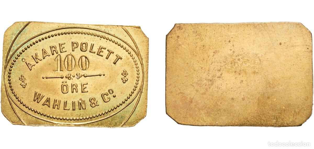 Monedas antiguas de Europa: Token - Wahlin & Co, &Aring;kare Polett