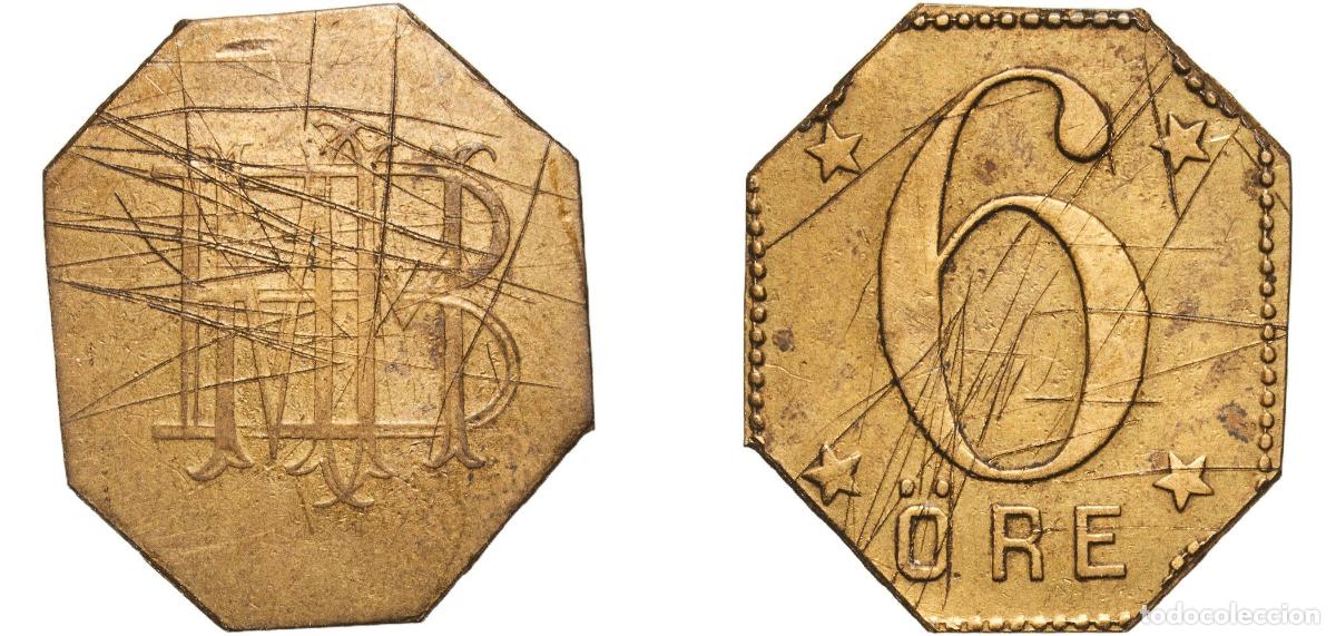 Monedas antiguas de Europa: Token - 6 &Ouml;re A&ntilde;o: ND Valor facial: 6 &Ouml;re Peso: 1.88g collection coins