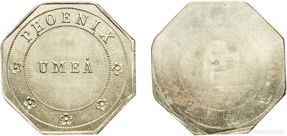 Monedas antiguas de Europa: Token - Phoenix, Ume&aring;