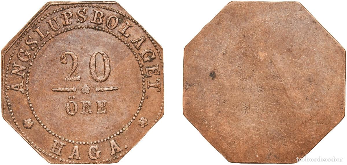 Monedas antiguas de Europa: Token - &Aring;ngslupsbolaget Haga