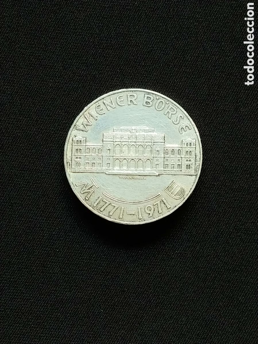 Monedas antiguas de Europa: Austria, 25 Schilling 1971, Ag .800 mls.