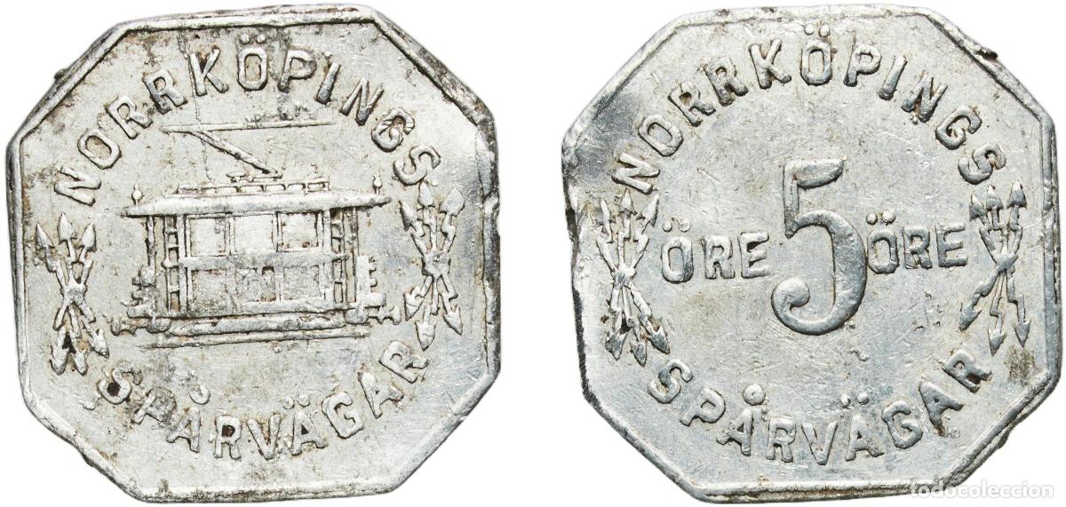 Monedas antiguas de Europa: Token - Norrk&ouml;pings Sp&aring;rv&auml;gar