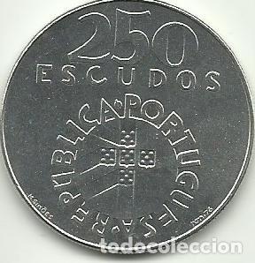 Monedas antiguas de Europa: PORTUGAL - 250 ESCUDOS - 25 ABRIL 1974 - PLATA 0.650 - LINDA - FOTOS