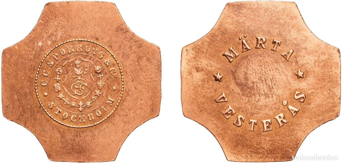 Monedas antiguas de Europa: Token - M&auml;rta V&auml;ster&aring;s