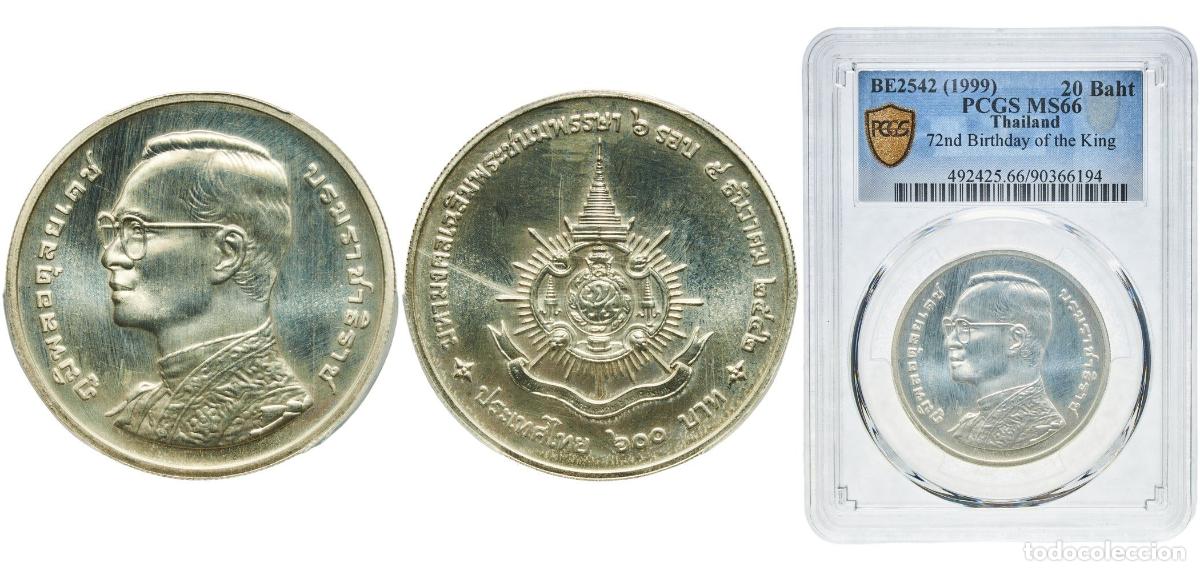 Monedas antiguas de Europa: 600 Baht - Rama IX (72nd Birthday of King Rama IX)