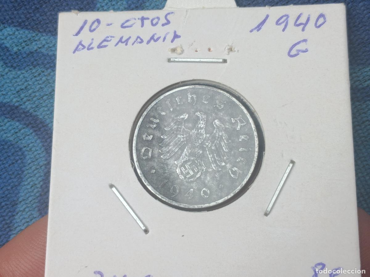Monedas antiguas de Europa: ALEMANIA III REICH 10 REICHSPFENNIG 1940 G