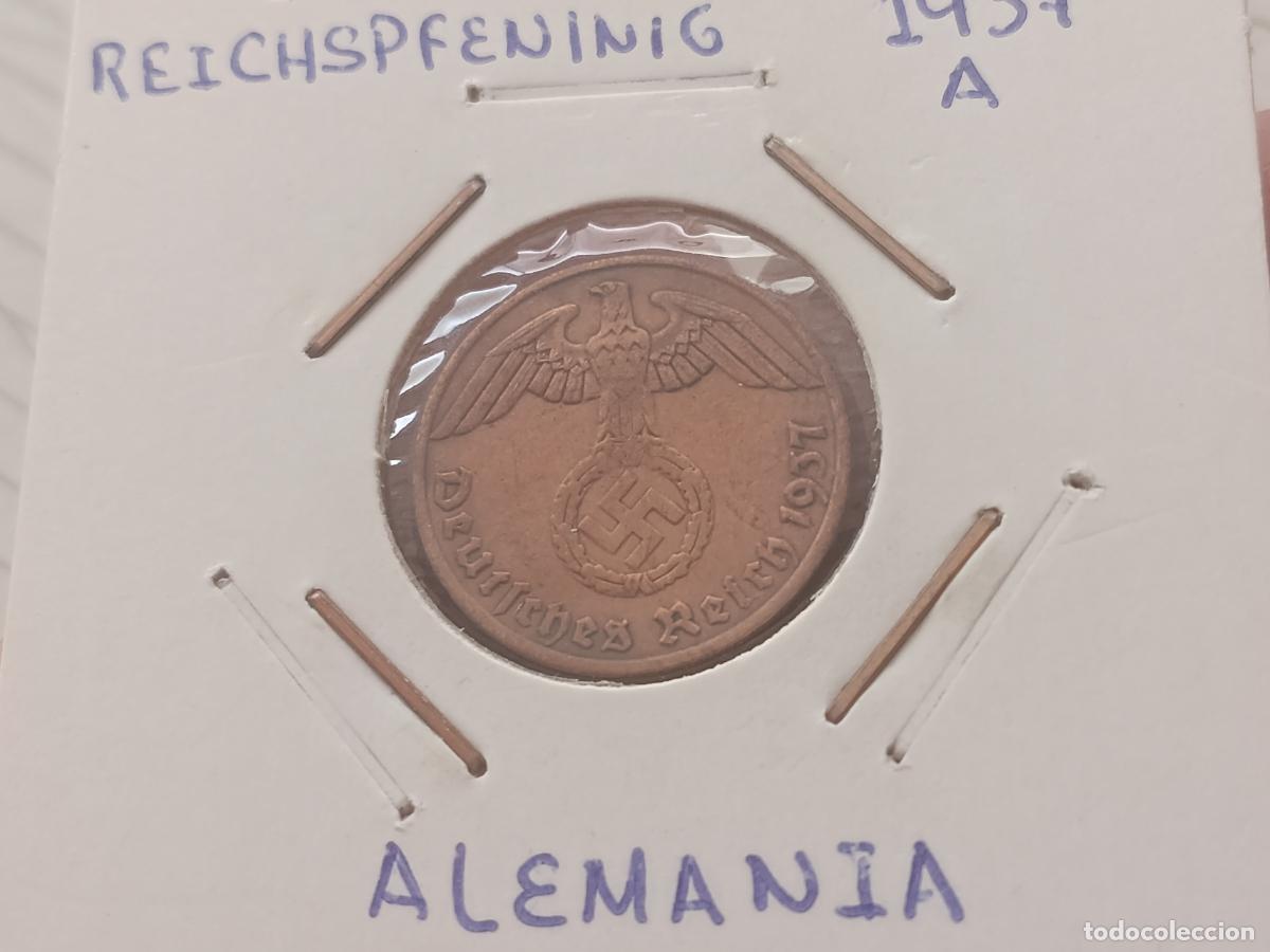 Monedas antiguas de Europa: ALEMANIA NAZI 1 REICHSPFENNIG 1937 A