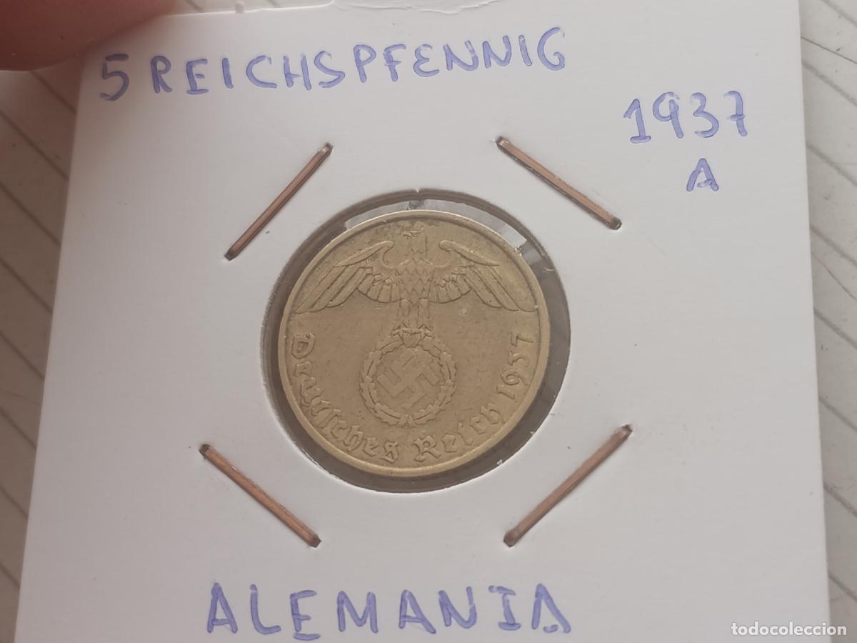 Monedas antiguas de Europa: ALEMANIA (1933-1945) - 5 REICHSPFENNIG 1937 A - TERCER REICH