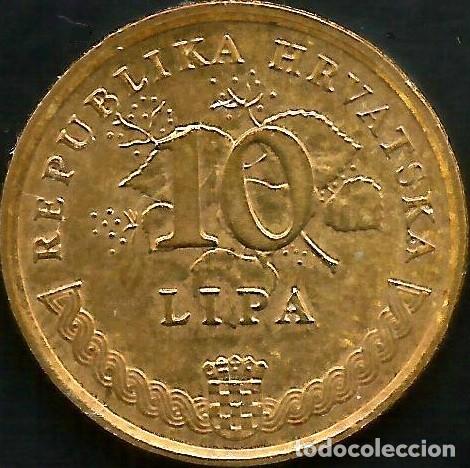 Monedas antiguas de Europa: CROACIA 1999 - 10 LIPA - KM 6 - CIRCULADA