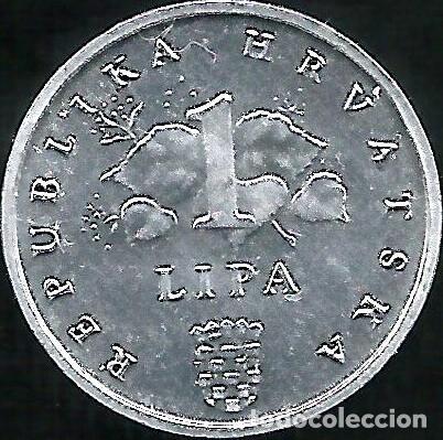Moedas antigas da Europa: CROACIA 1993 - 1 LIPA - KM 3 - CIRCULADA