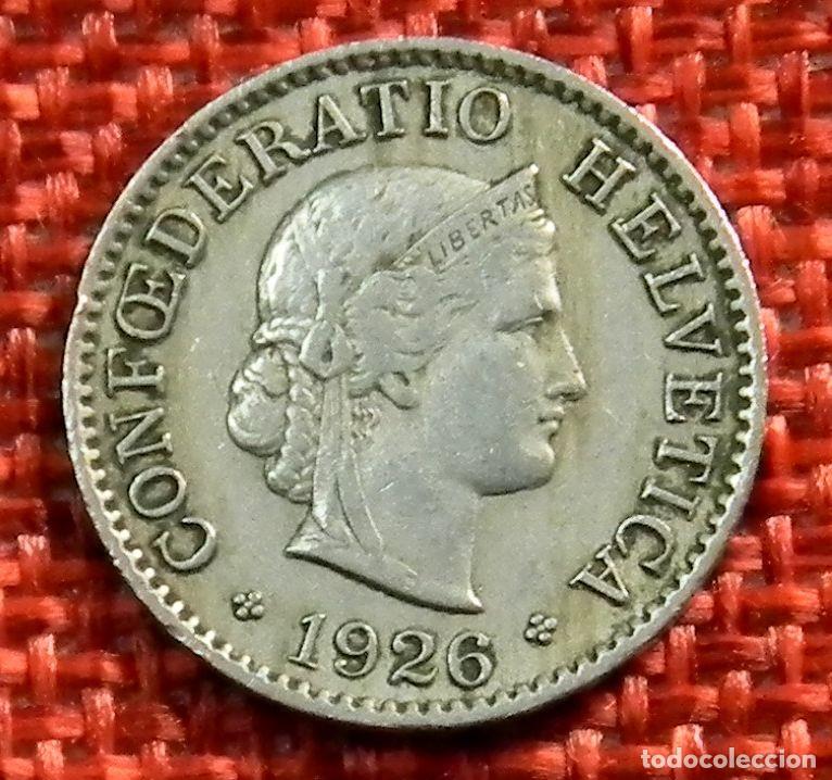 Monedas antiguas de Europa: Suiza - Confederatio Helvetica - A&ntilde;o 1926 - 5 Cents centimos