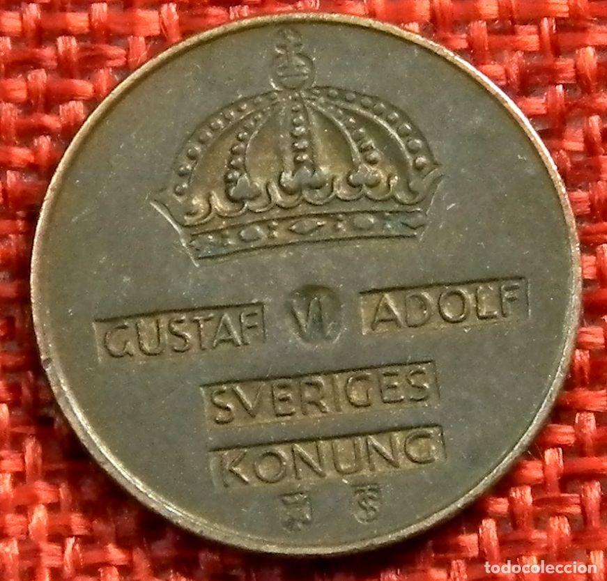 Monedas antiguas de Europa: Suecia - Gustaf VI Adolf Sveriges Konung - A&ntilde;o 1954 - 2 &ouml;re