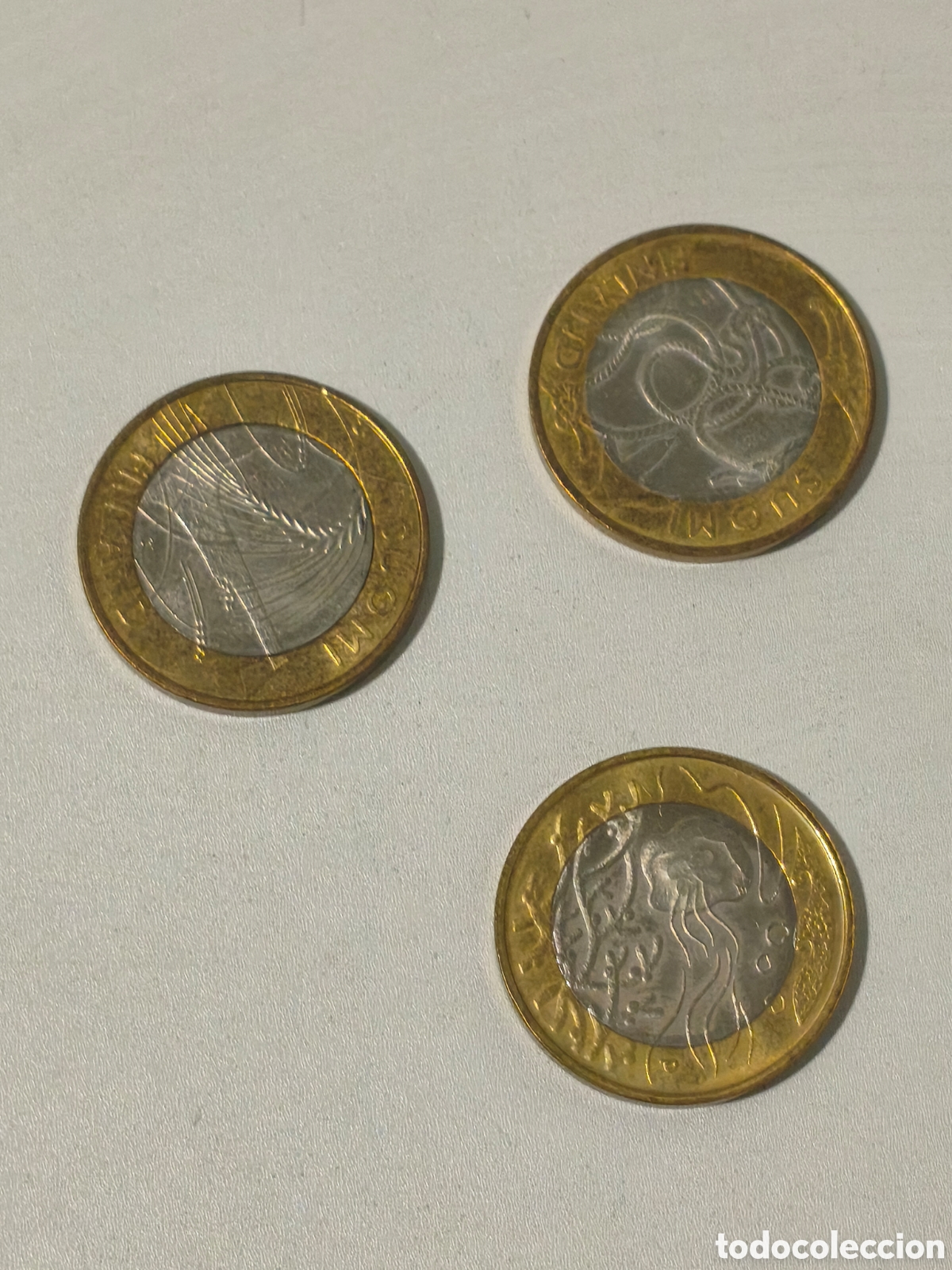 Monedas antiguas de Europa: LOTE 3 MONEDAS DE 5 EUROS DE FINLANDIA DE 2011 Y 2014