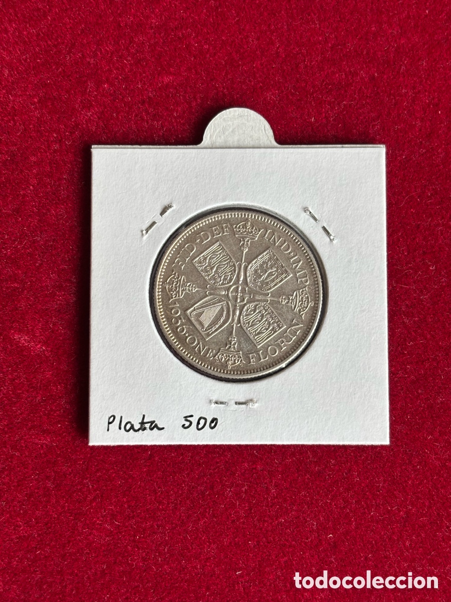 Monedas antiguas de Europa: 1 FLOR&Iacute;N JORGE V (1936) REINO UNIDO