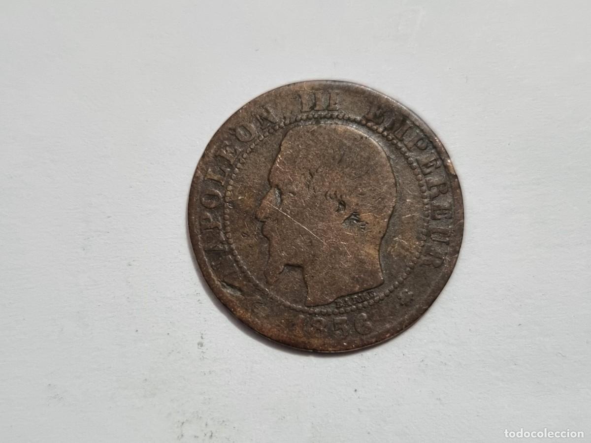 Monedas antiguas de Europa: Moneda Francia Emperador Napoleon III 5 Centimos 1856-BB Coleccionista